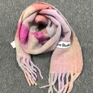 🆕ACNE STUDIOS🧿MOHAIR CHECKED SCARF